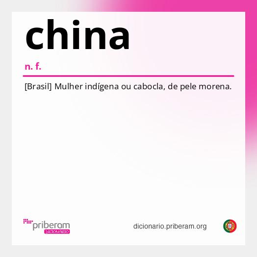 Significado de china